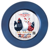 DIGITAL ROUND Graphic Design PATRIOTIC GOD BLESS AMERICA CHICKENS - PNG-JPEG-PDF-SVG-Decoupage-Sublimation Design Graphic Country Farmhouse Home Decor HOLIDAY Decor Gift Crafters Delight - JAMsCraftCloset