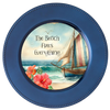 ROUND Digital Graphic Design - THE BEACH FIXES EVERYTHING - Wedding Gift HOME DECOR Sublimation Decoupage PNG SVG PDF JPEG BEACH THEME Country Farmhouse Wall Art Shelf Sitter Gift Crafters Delight - JAMsCraftCloset