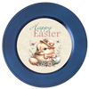 ROUND DIGITAL Graphic Design CHICK WITH HAT AND BUTTERFLIES - HAPPY EASTER Sublimation PNG SVG Country Farmhouse Home Decor Sign Shelf Sitter Wall Art Decor Wreath EASTER Design Gift Crafters Delight - JAMsCraftCloset
