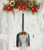 Decoupaged COAL SHOVEL - BELIEVE IN THE MAGIC OF CHRISTMAS - Gift Idea Home HOLIDAY Decor Wall Door Art - JAMsCraftCloset