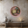 Cake Pan Round Pink YOU HAD ME AT HELLO Hearth and Roses LOVE Wall Art Handmade Hand Painted Repurposed Upcycled Wedding Wedding Gift Idea - JAMsCraftCloset