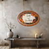 Hard Plastic OVAL TRAY Farmhouse Country Home Decor GATHER AND GIVE THANKS Wall Art Cottage Chic Kitchen Decor Bar Decor Victorian Decor Handmade Gift Idea &nbsp;- JAMsCraftCloset
