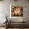 Wood Wall Art Plaque TOGETHER THEY BUILT A LIFE THEY LOVED Square Decoupaged Home Decor Gift Idea Positive Saying Wedding Gift - JAMsCraftCloset