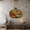LARGE WOODEN PUMPKIN Handmade and Hand Painted Wall Art Shelf Sitter THANKFUL - PUMPKINS Decoupaged FALL Decor Gift Idea Door Decor Home Decor Unique - JAMsCraftCloset