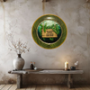 PLATE CHARGER JUNGLE DESIGN PLASTIC ROUND DECOUPAGED Upcycled Repurposed Wall Art or Shelf Sitter ALL GOOD THINGS ARE WILD AND FREE Decor Kitchen Decor Home Decor Wall Art Gift WEDDING - JAMsCraftCloset