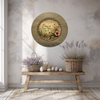 Plastic Light Brown Wood Grain CHARGER PLATE Farmhouse Country Wall Art I WANT TO KNOW WHAT LOVE IS Handmade Valentine's Day Gift Idea - JAMsCraftCloset