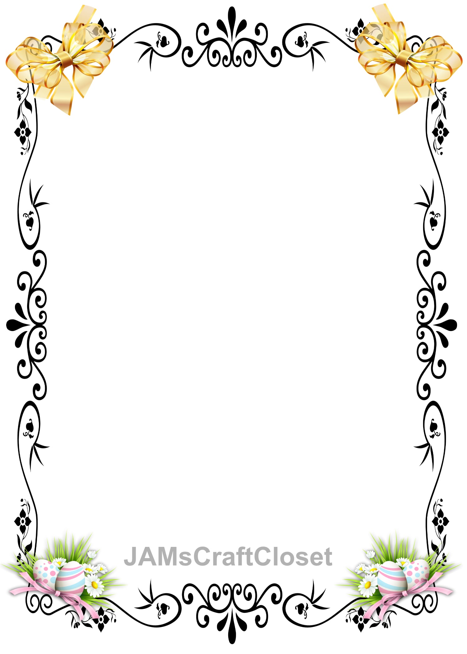Frame 36 Borders And Frames Png Clipart Unique One Of A Kind Page Eleg Jamscraftcloset