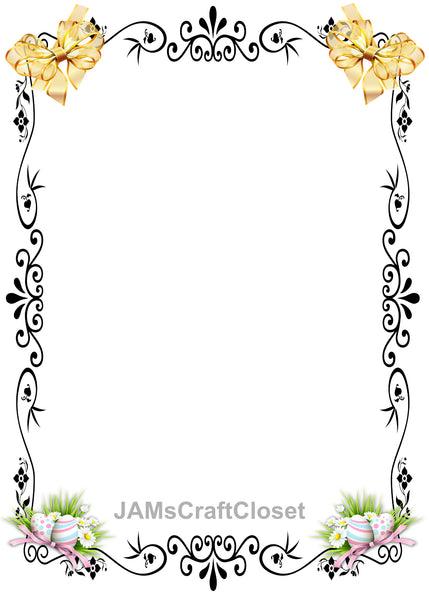 FRAME 36 Borders and Frames PNG Clipart Unique One Of A Kind Page Elegant Artistic Floral Country Colorful Decorative Borders Graphic Designs Crafters Delight - Digital Graphic Designs - JAMsCraftCloset