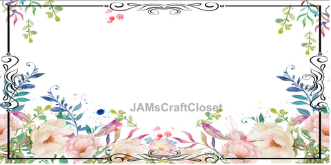 FRAME 46 Borders and Frames PNG Clipart Unique One Of A Kind Page Elegant Artistic Floral Country Colorful Decorative Borders Graphic Designs Crafters Delight - Digital Graphic Designs - JAMsCraftCloset