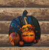 LARGE WOODEN PUMPKIN Handmade and Hand Painted Wall Art Shelf Sitter HAPPY FALL Decoupaged FALL Decor Gift Idea Door Decor Home Decor Unique - JAMsCraftCloset