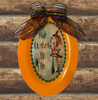 Hard Plastic OVAL TRAY Orange Farmhouse Country Home Decor THE WITCH IS IN Halloween Decor Wall Art Cottage Chic Decor Kitchen Decor Victorian Holiday Decor Handmade Gift Idea &nbsp;- JAMsCraftCloset