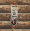 FAN BLADE Upcycled Repurposed DON'T LET LIFE RUFFLE YOUR FEATHERS Lake House Sign Farmhouse Country Home Cabin Wall Art Decor Gift - JAMsCraftCloset