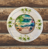 Dollar Tree CLEAR ROUND Plastic PLATE Beach Scene 3 Wall Art Design Handmade Home Decor Gift Idea Crafters Delight {{ JAMsCraftCloset }}