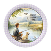 ROUND Digital Graphic Design PERFECT SUMMER DAY Little Boy and Dog Fishing First Home Sublimation Decoupage PNG SVG Country Farmhouse Home Decor Wall Art Shelf Sitter Gift Crafters Delight - JAMsCraftCloset