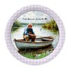 ROUND Digital Graphic Design FISHERMEN - TURN AROUND LOOK AT ME Decor Lake Scene With Animals First Home Sublimation Decoupage PNG SVG Country Farmhouse Home Decor Wall Art Shelf Sitter Gift Crafters Delight - JAMsCraftCloset