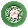 ROUND Digital Graphic Design &nbsp;Merry Christmas Holly Berries Yellow Background - CHRISTMAS DESIGN PNG-JPEG-PDF-SVG-Decoupage-Sublimation Design Graphic Country Farmhouse Home Decor HOLIDAY Decor Gift Crafters Delight - JAMsCraftCloset
