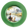 ROUND Digital Graphic Design PERFECT SUMMER DAY Little Boy and Dog Fishing First Home Sublimation Decoupage PNG SVG Country Farmhouse Home Decor Wall Art Shelf Sitter Gift Crafters Delight - JAMsCraftCloset