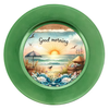 ROUND Digital Graphic Design GOOD MORNING Beach Scene Wedding Gift First Home Sublimation Decoupage PNG SVG Country Farmhouse Home Kitchen Coffee Bar Decor Decor Bathroom Wall Art Shelf Sitter Gift Crafters Delight - JAMsCraftCloset