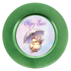 ROUND DIGITAL Graphic Design CHICK WITH UMBRELLA - HAPPY EASTER Sublimation PNG SVG Country Farmhouse Home Decor Sign Shelf Sitter Wall Art Decor Wreath EASTER Design Gift Crafters Delight