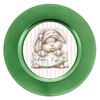 ROUND DIGITAL Graphic Design HAPPY EASTER BUNNY Sublimation PNG SVG Country Farmhouse Home Decor Sign Shelf Sitter Wall Art Decor Wreath EASTER Design Gift Crafters Delight - JAMsCraftCloset
