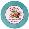 ROUND Digital Graphic Design TAKE TIME TO SMELL THE FLOWERS Wedding Gift First Home Sublimation PNG SVG Country Farmhouse Home Decor Sign Wall Art Decor Wreath Design Gift Crafters Delight - JAMsCraftCloset