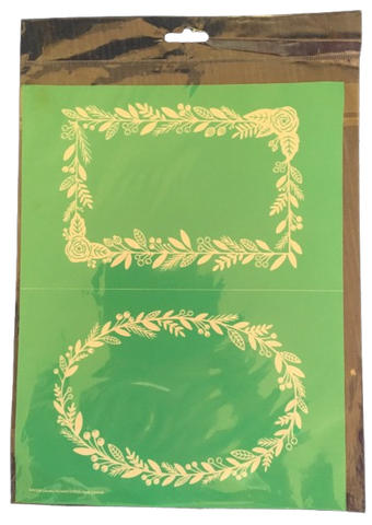 Chalk Couture STENCIL - NEW - GARDEN GARLAND - Winter Christmas Stencil - Reusable Adhesive Silkscreen Stencil - Happy Crafting - JAMsCraftCloset&nbsp;