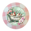 ROUND Digital Graphic Design WELCOME TO THE COOP 2 Rooster Floral Wedding Gift First Home Sublimation Decoupage PNG SVG Country Farmhouse Home Kitchen Decor Wall Art Shelf Sitter Gift Crafters Delight - JAMsCraftCloset