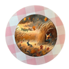 ROUND Digital Graphic Design HAPPY FALL - FOX BUNNIES and LEAVES Decor Lake Scene With Animals First Home Sublimation Decoupage PNG SVG Country Farmhouse Home Decor Wall Art Shelf Sitter Gift Crafters Delight - JAMsCraftCloset