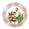 ROUND Digital Graphic Design MAMA DUCK AND BABBIES Decor Lake Scene With Animals First Home Sublimation Decoupage PNG SVG Country Farmhouse Home Decor Wall Art Shelf Sitter Gift Crafters Delight - JAMsCraftCloset