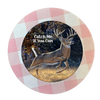 ROUND Digital Graphic Design RUNNING DEER - CATCH ME IF YOU CAN Decor Lake Scene With Animals First Home Sublimation Decoupage PNG SVG Country Farmhouse Home Decor Wall Art Shelf Sitter Gift Crafters Delight - JAMsCraftCloset