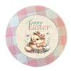 ROUND DIGITAL Graphic Design CHICK WITH HAT AND BUTTERFLIES - HAPPY EASTER Sublimation PNG SVG Country Farmhouse Home Decor Sign Shelf Sitter Wall Art Decor Wreath EASTER Design Gift Crafters Delight - JAMsCraftCloset