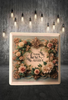Wood Wall Art Plaque YOU BELONG HERE RIGHT BESIDE ME Square Decoupaged Home Decor Gift Idea Positive Saying Wedding Gift - JAMsCraftCloset