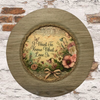 Plastic Light Brown Wood Grain CHARGER PLATE Farmhouse Country Wall Art I WANT TO KNOW WHAT LOVE IS Handmade Valentine's Day Gift Idea - JAMsCraftCloset