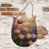 Galvanized Metal TULIP Positive Saying Sign Decoupaged Farmhouse Country Wall Art Home Decor Handmade Gift Idea - JAMsCraftCloset