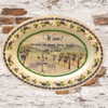 Hard Plastic OVAL TRAY Farmhouse Country WINE Wall Art Cottage Chic Kitchen Decor Bar Decor Victorian Decor Handmade Gift Idea &nbsp;- JAMsCraftCloset