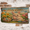 Antique West Virginia Roof Slate Decoupaged EASTER SLATE WALL ART &nbsp;Happy Easter Bunny Eggs in Basket Tulips Daffodils - Handmade Unique EASTER Holiday Decoration Home Decor Gift - JAMsCraftCloset