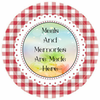 DIGITAL ROUND Graphic Design MEALS AND MEMORIES ARE MADE HERE 1 - Sublimation Decoupage PNG SVG Country Farmhouse Home Decor KITCHEN Sign Shelf Sitter Wall Art Decor Gift Crafters Delight - JAMsCraftCloset