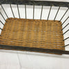 Basket Rectangle Metal Wire Vintage With Woven Wicker Bottom Storage Serving Gift Kitchen Decor Bathroom Decor Country Home Decor Wonderful Gift Idea Cottage Chic - JAMsCraftCloset