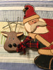 Santa Riding Reindeer Wooden Carved Folk Art Vintage Primitive Country Wall Art Holiday Christmas Decor Gift Idea Collectible - JAMsCraftCloset