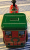 Tin Vintage Tin Box Company Design Christmas Express Delivery Train Truck Collectible Gift Idea - JAMsCraftCloset