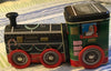 Tin Vintage Tin Box Company Design Santa's Railroad HO HO HO Delivery Train Truck Collectible Gift Idea - JAMsCraftCloset