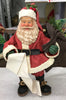 Shelf Sitter Santa With a Blank List Paper Mache Vintage Holiday Decoration Christmas Decor Gift Idea - JAMsCraftCloset