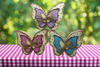 3-D BUTTERFLY Chunky Wooden Hand Painted Handmade Decoration Home Decor Kitchen Decor Gift Idea Unique One of a Kind- JAMsCraftCloset