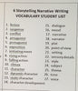 English Teacher Resource 6 STORYTELLING - NARRATIVE WRITING Supplemental Vocabulary Activities-Character Development-Creative Writing-Mood and Tone-Citing Illustrations-FREE Activities Included-FREE Activities Included - JAMsCraftCloset