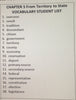 FLORIDA STUDIES Social Studies Houghton Mifflin UNIT 2 CHAPTER 5 From Territory to State-Teacher Resource Supplemental Vocabulary Activities-Jackson-War 1783-Statehood-Treaty of Paris-Seminoles-15th 19th Amendment-Suffrage-FREE Activities Included {{ JAMsCraftCloset }}