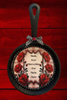 CAST IRON Frying Pan MINI Black MEALS AND MEMORIES ARE MADE HERE Farmhouse Country KITCHEN Wall Art Handmade Hand Painted Decoupaged Repurposed Upcycled Gift Idea Crafters Delight - JAMsCraftCloset