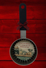 Metal Frying Pan MINI Black ORGANIZE KITCHEN - ORGANIZE LIFE Farmhouse Country KITCHEN Wall Art Handmade Hand Painted Decoupaged Repurposed Upcycled Gift Idea Crafters Delight {{ JAMsCraftCloset }}