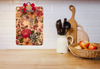 Clipboard Vintage Upcycled Handcrafted Shabby Chic Red Yellow Blue Floral Print Design Gift Idea Unique {{ JAMsCraftCloset }}