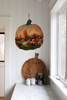 LARGE WOODEN PUMPKIN Handmade and Hand Painted Wall Art Shelf Sitter WELCOME TO OUR PATCH Decoupaged FALL Decor Gift Idea Door Decor Home Decor Unique - JAMsCraftCloset