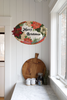 Hard Plastic OVAL TRAY Farmhouse Country Home Decor MERRY CHRISTMAS POINSETTIA Wall Art Cottage Chic Decor Kitchen Decor Victorian Christmas Holiday Decor Handmade Gift Idea &nbsp;- JAMsCraftCloset